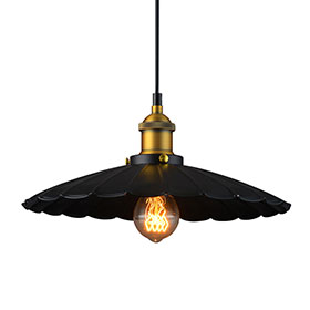American retro diner umbrella black iron pendant lights 8935, american diner retro iron black umbrella pendant lights-American 1950s retro diner pendant lights M-8935
