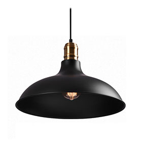 Black iron half circle american retro diner pendant lights 8937, retro kitten/bar room semicircular black pendant lights-American 1950s retro diner pendant lights M-8937