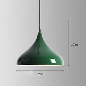 American 1950s retro diner pendant lights M-8955-Green drop style round with wire retro diner pendant lights