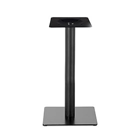 American 1950s retro diner table legs M-8982-Wholesale black iron square base 1950s diner table legs M8982, 45cm iron american retro cafeteria square black table legs