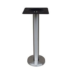 American 1950s retro diner table legs M-8993-Customize 201# steel fixed to floor american dining room table legs M8993, stainless steel round fixed to floor steel table legs