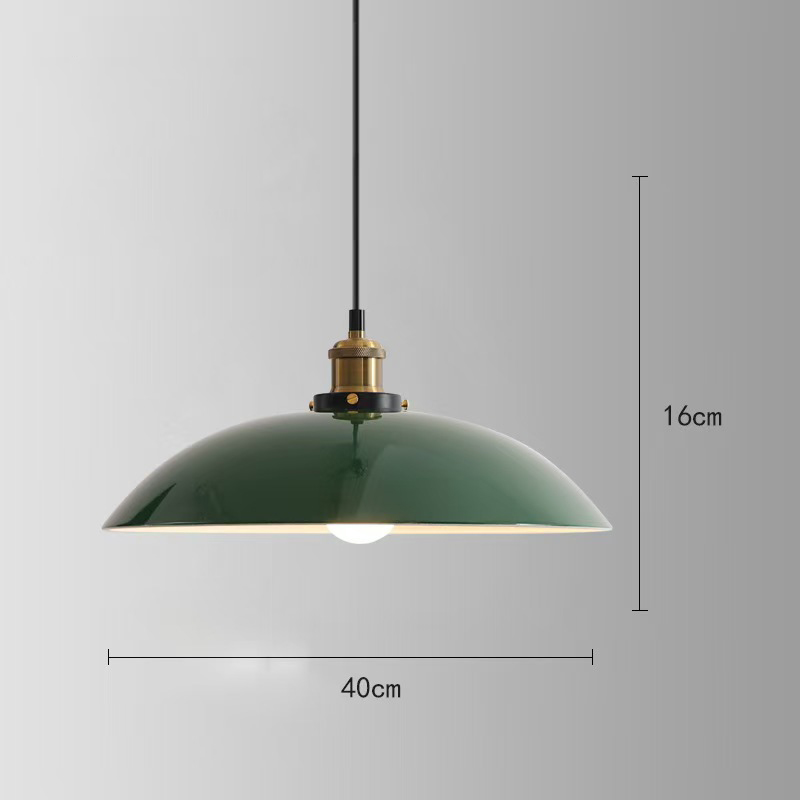 Red/green round iron american retro diner pendant lights, colorful 1950s restaurant iron round pendant lights
,American 1950s retro diner pendant lights M-89392