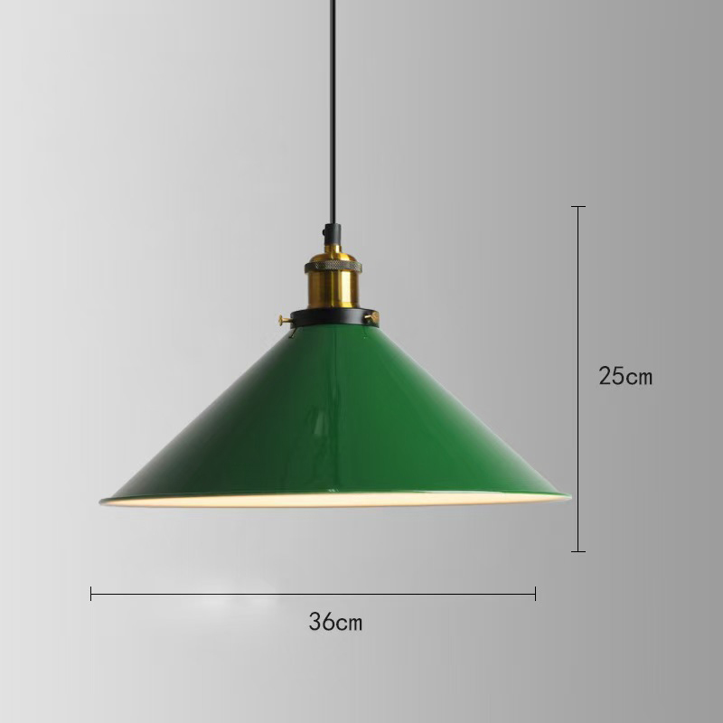 Red/green triangle style with copper top with wire retro diner pendant lights
,American 1950s retro diner pendant lights M-8946