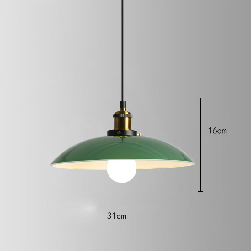 Green oval style with copper top with wire retro diner pendant lights
,American 1950s retro diner pendant lights M-8949