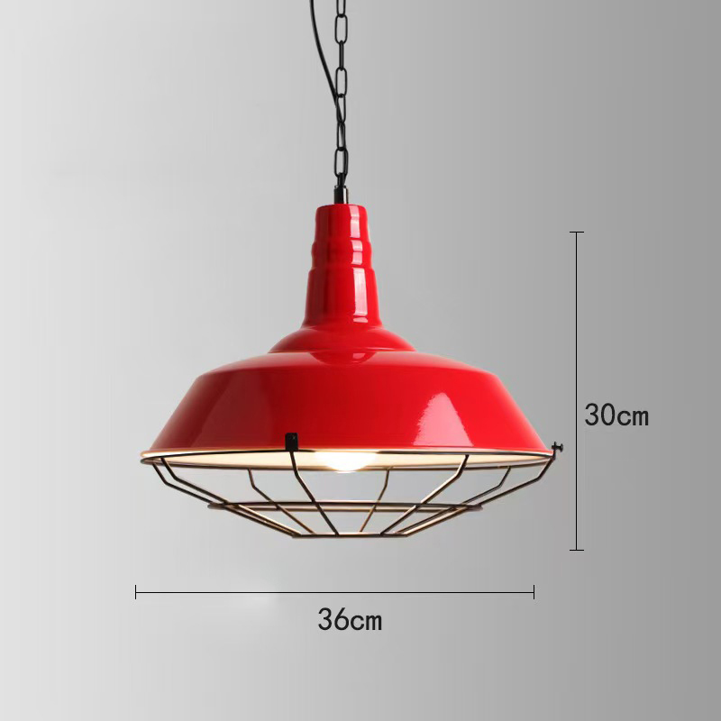 Red/green calabash style with guard with chain retro diner pendant lights
,American 1950s retro diner pendant lights M-8952