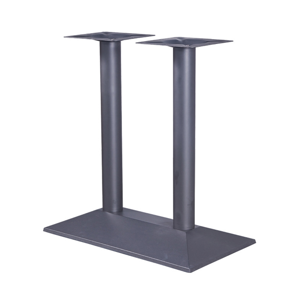 Hot sale cast iron trapezoid retro kitchen black table legs for 4 seater table M-8985, american 1950's retro diner ladder-shaped table legs,American 1950s retro formica diner table legs M-8985