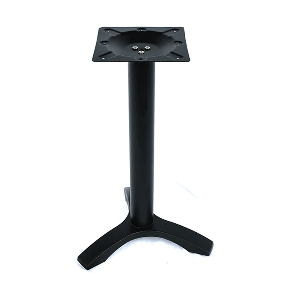 Customize black iron tripod base american retro diner table legs M-8988, black 50s retro dining room iron tripod base table legs,American 1950s retro formica diner table legs M-8988